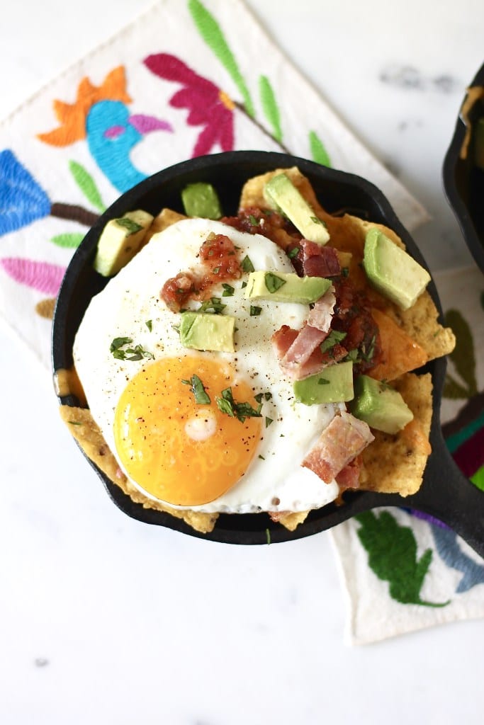 Skillet Breakfast Nachos