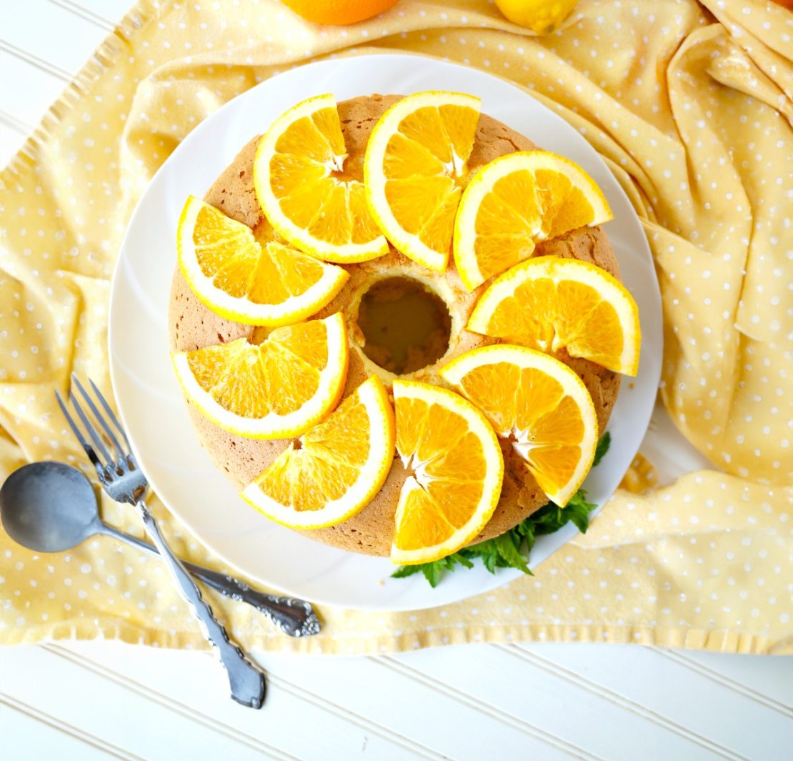 Italian citrus chiffon cake