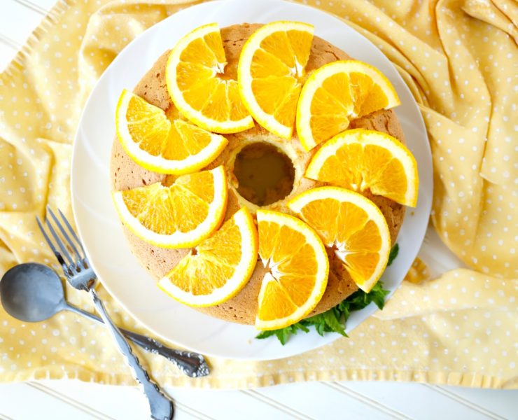 Italian citrus chiffon cake