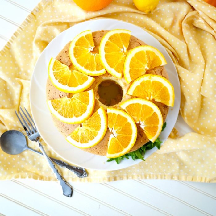 Italian citrus chiffon cake