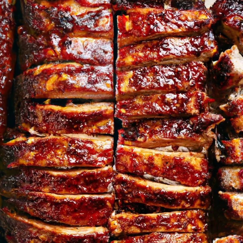 Grilled Red Wine BBQ Pork Ribs - Honest Cooking Recipe