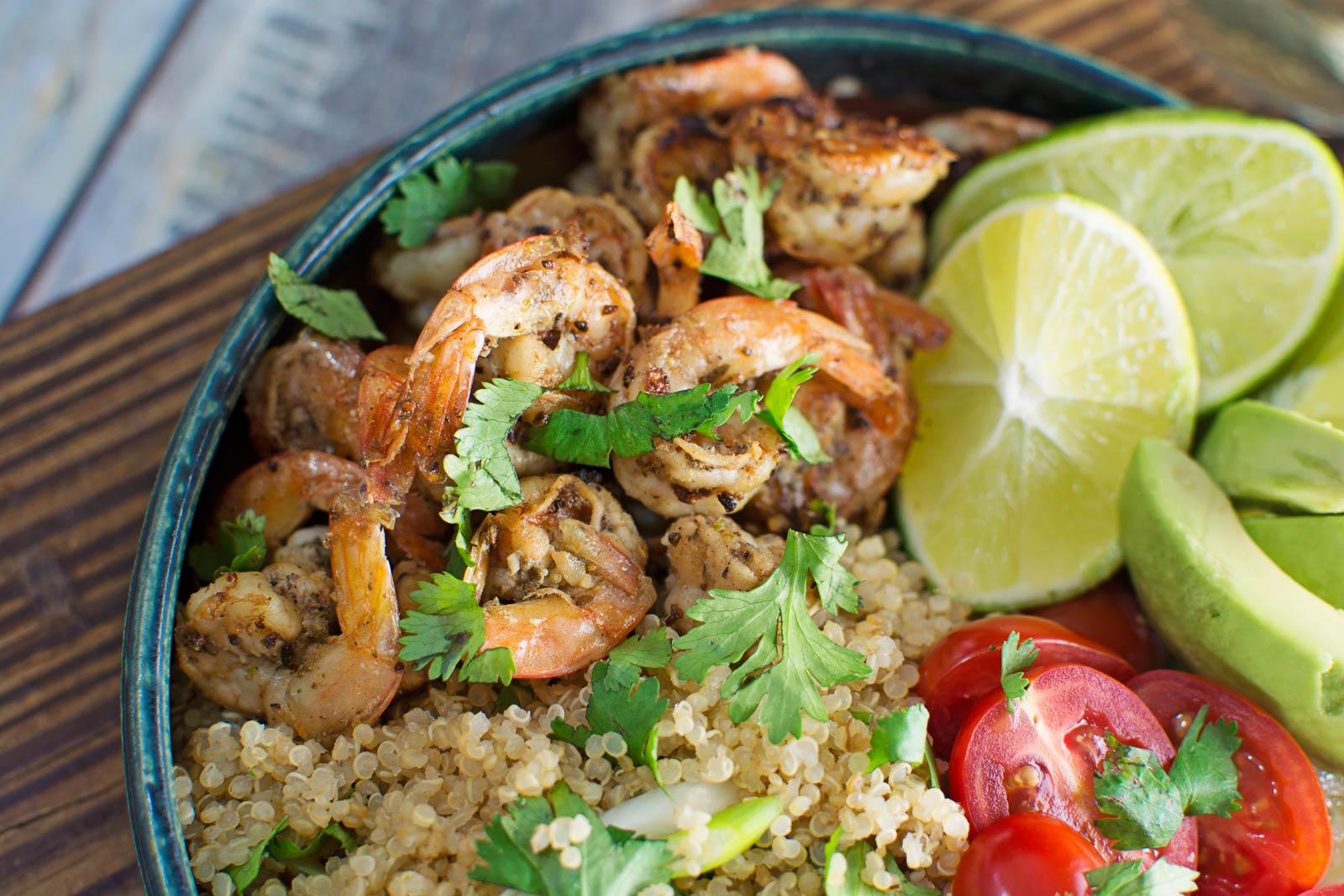 Garlic Lime Shrimp Bowl