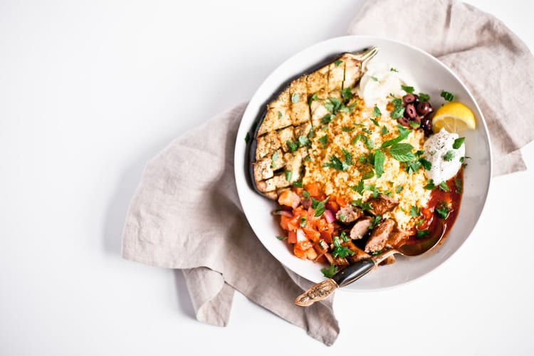 Summer Eggplant and Turmeric Bowl