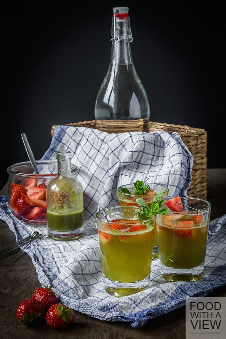 Strawberry-Mint Picnic Punch