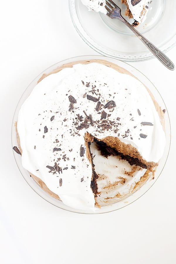 Brownie Bottom Chocolate Pie