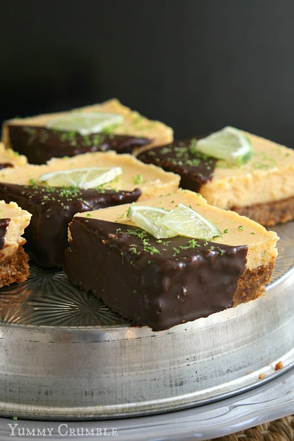 Chocolate Key Lime Pie Bars