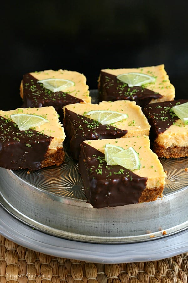 Chocolate Key Lime Pie Bars