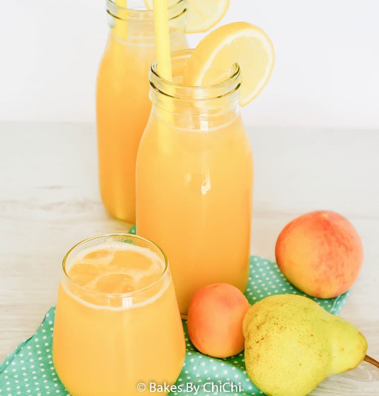 Sparkling Peach Lemonade