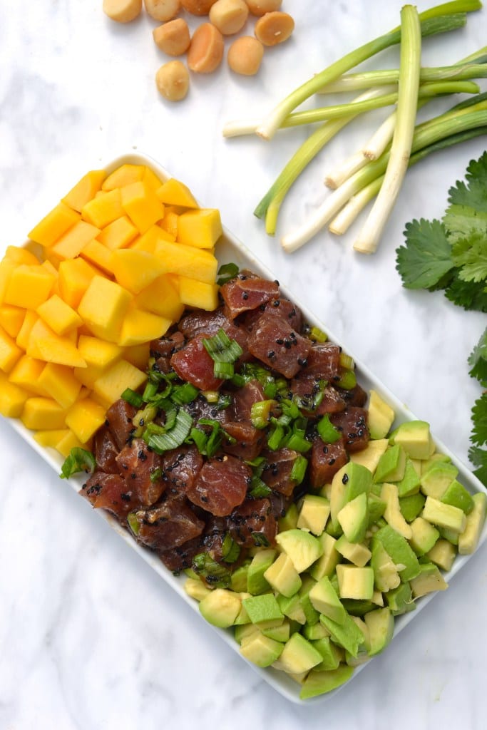 Summer Tuna Poke Bowl