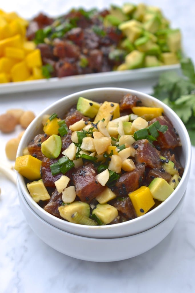 Summer Tuna Poke Bowl