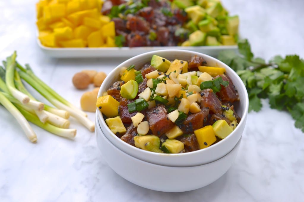 Summer Tuna Poke Bowl