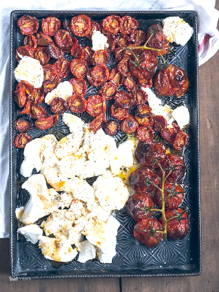 Fresh Mozzarella with Roasted Tomatoes