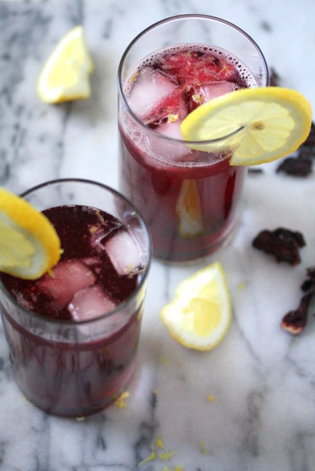 Ruby Red Hibiscus Arnold Palmers