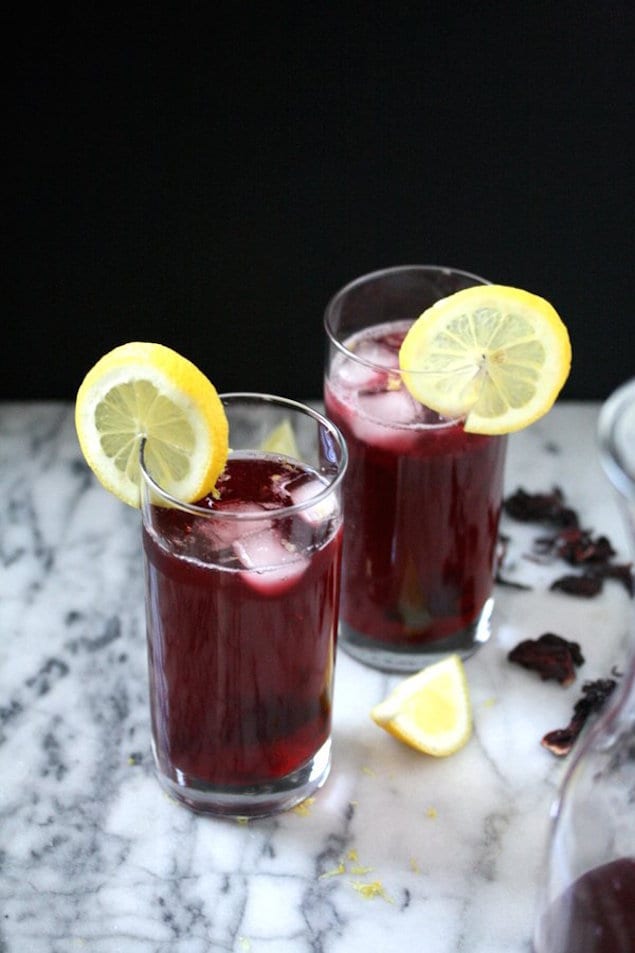 Ruby Red Hibiscus Arnold Palmers