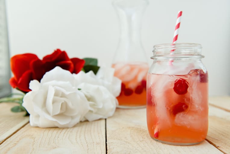 Raspberry and Beer Cocktail