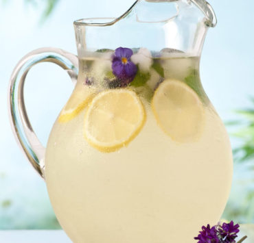 Rosewater Lemonade with Honey