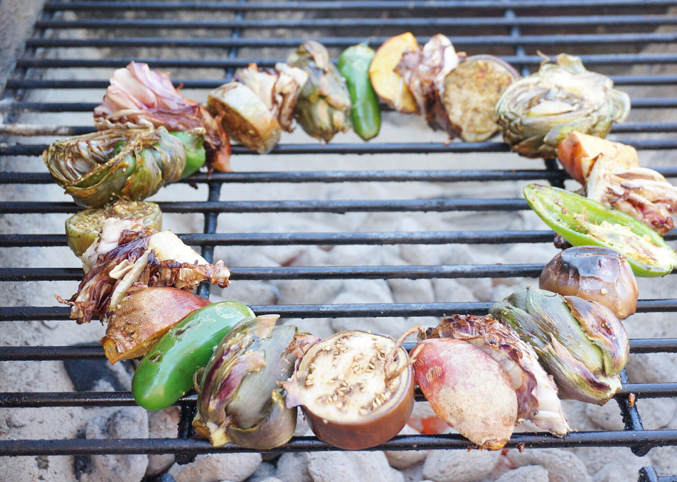 Grilled Vegetable Wreath