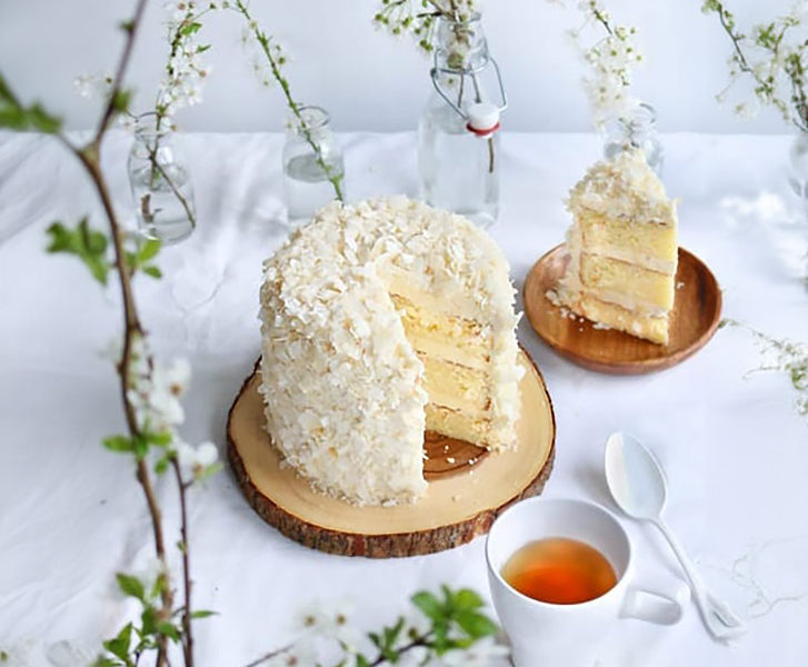 White Chocolate Coconut Cake Recipe