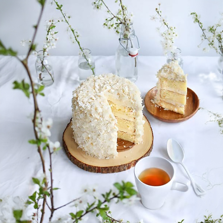 White Chocolate Coconut Cake Recipe