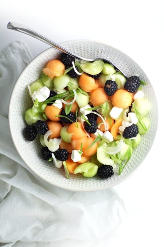 Melon and Mozzarella Salad