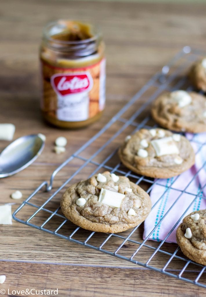 White Chocolate Cookie Butter Cookies