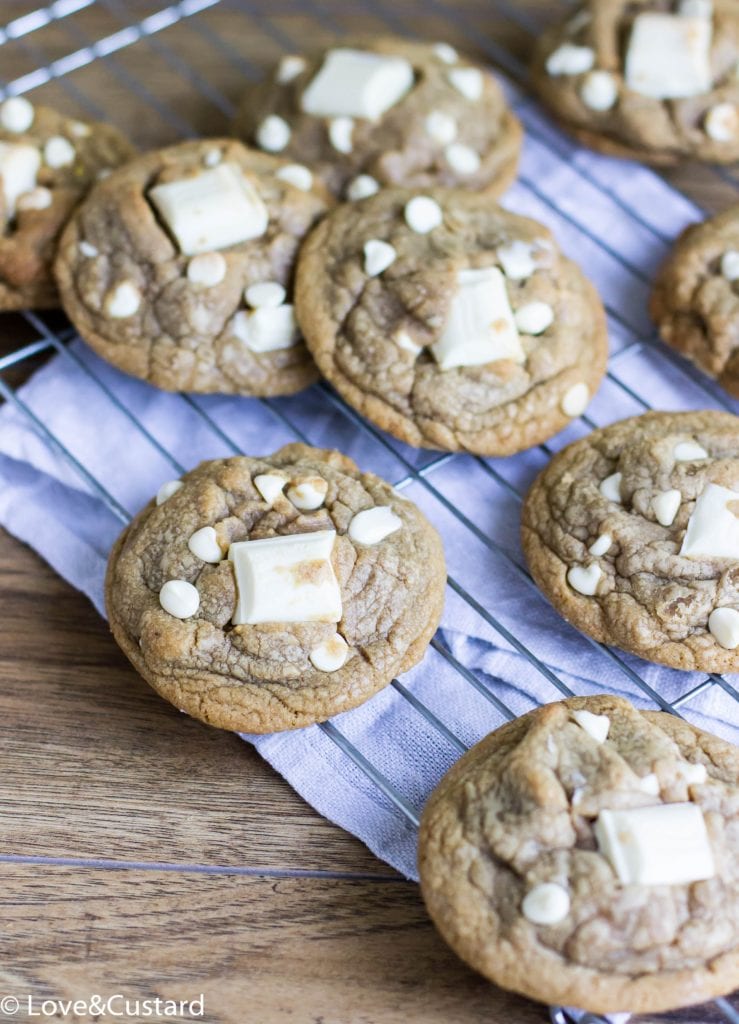 White Chocolate Cookie Butter Cookies