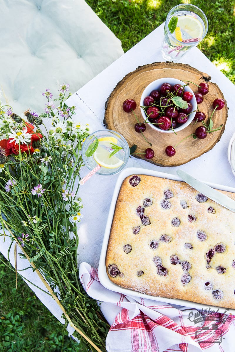 sour cherry pie from the Taste of Memories countryside kitchen