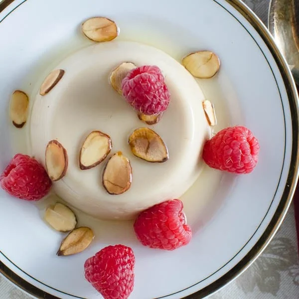 Dairy Free Almond Panna Cotta