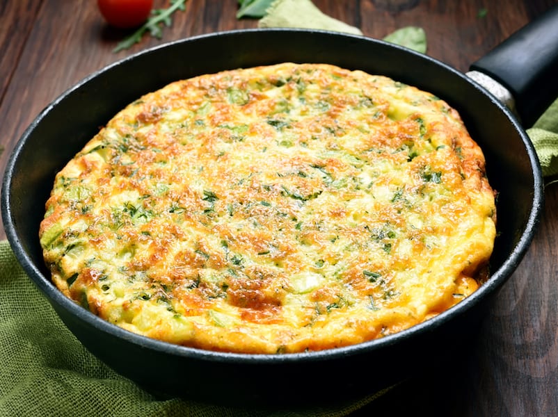 Basil and Ricotta Frittata