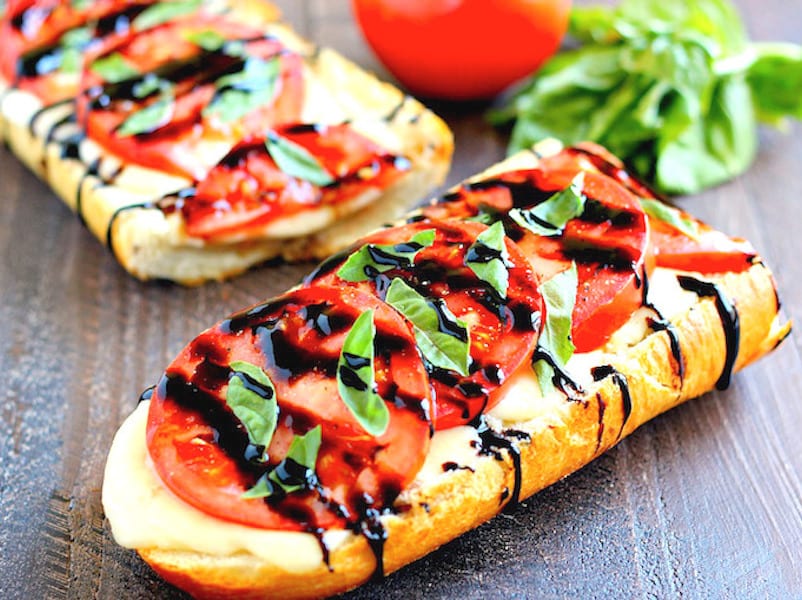 Toasted Caprese Garlic Bread