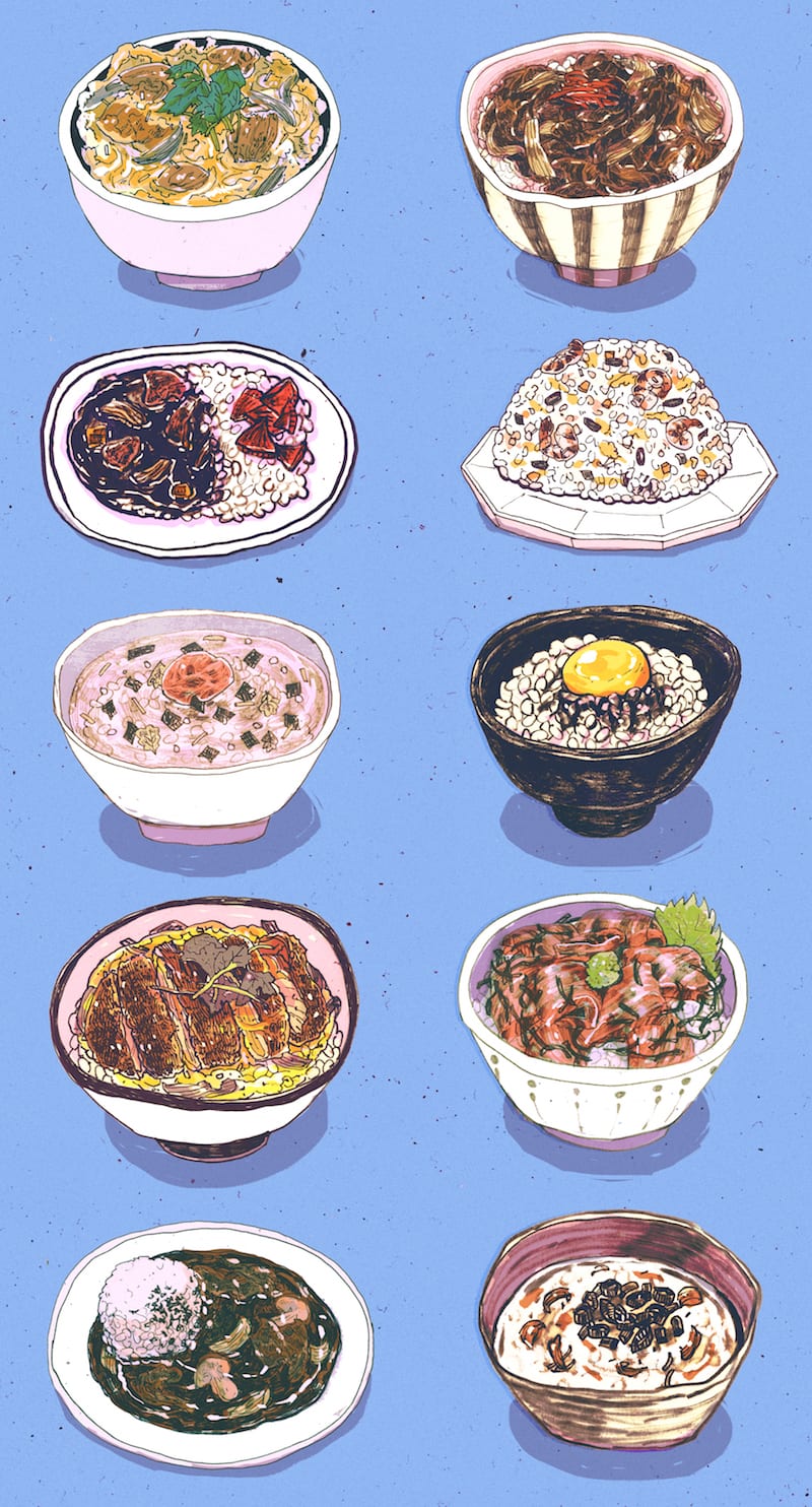 10 Japanese Rice Bowls