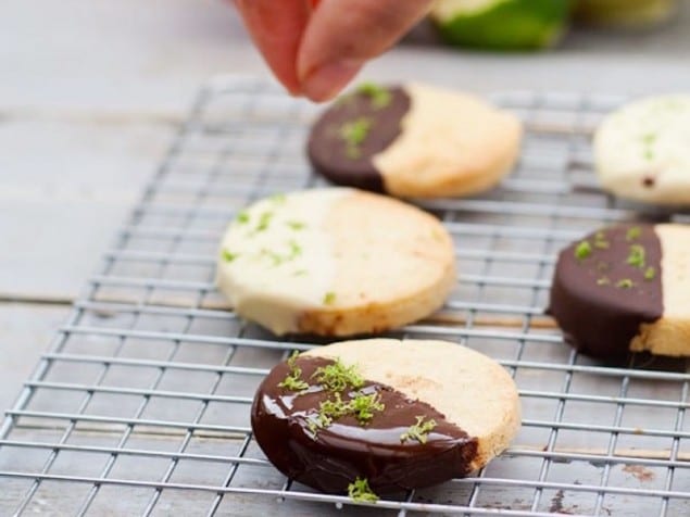 These shortbread cookies offer the crumbly texture that shortbread is known for, with a delicious addition of spicy cayenne pepper and a hint of lime zest.