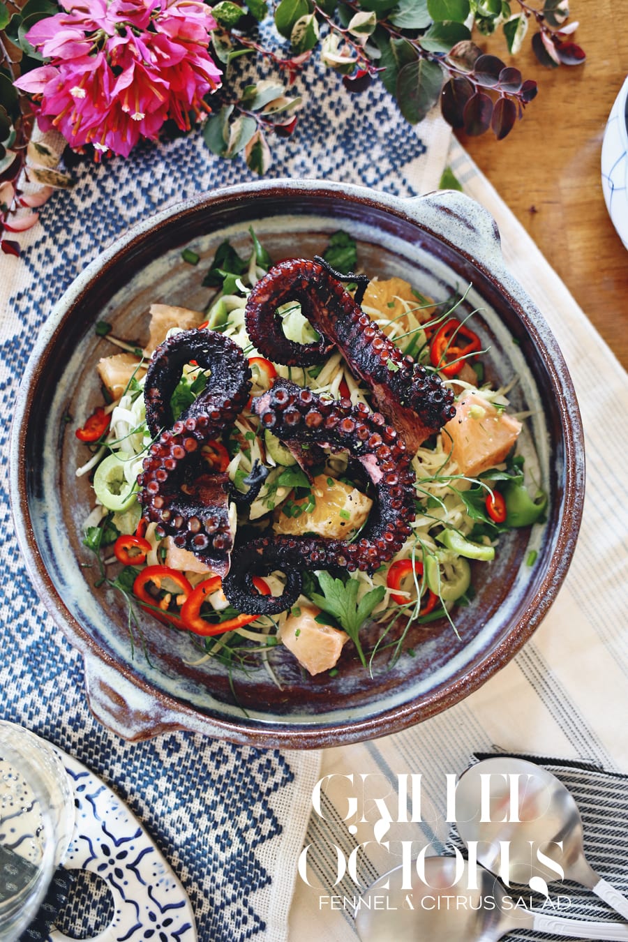 Grilled-Octopus-Fennel-Citrus-Salad-Recipe-Dine-X-Design