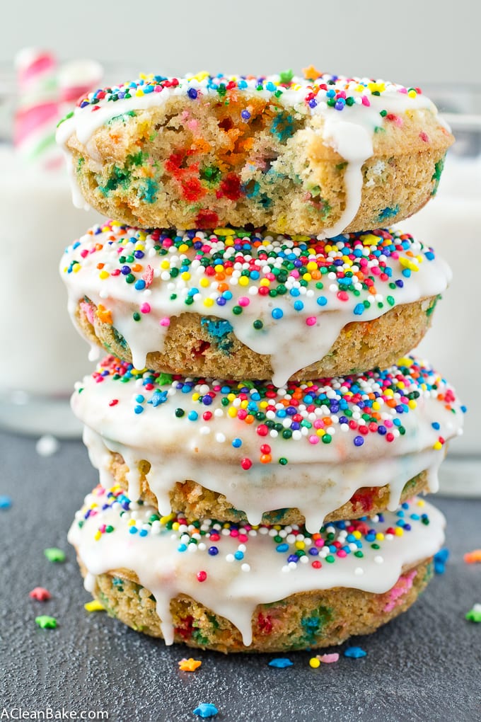 Baked Funfetti Donuts