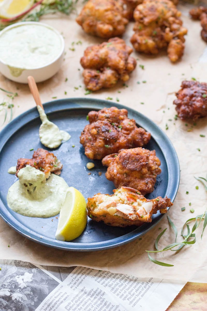 Lobster and Corn Fritters