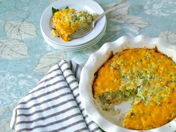 Rice and Zucchini Cheese Pie