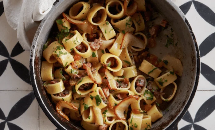 meat-and-pear-open-ravioli