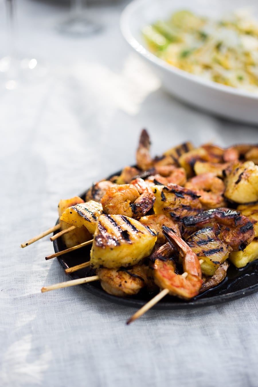 Pineapple Chipotle Grilled Shrimp