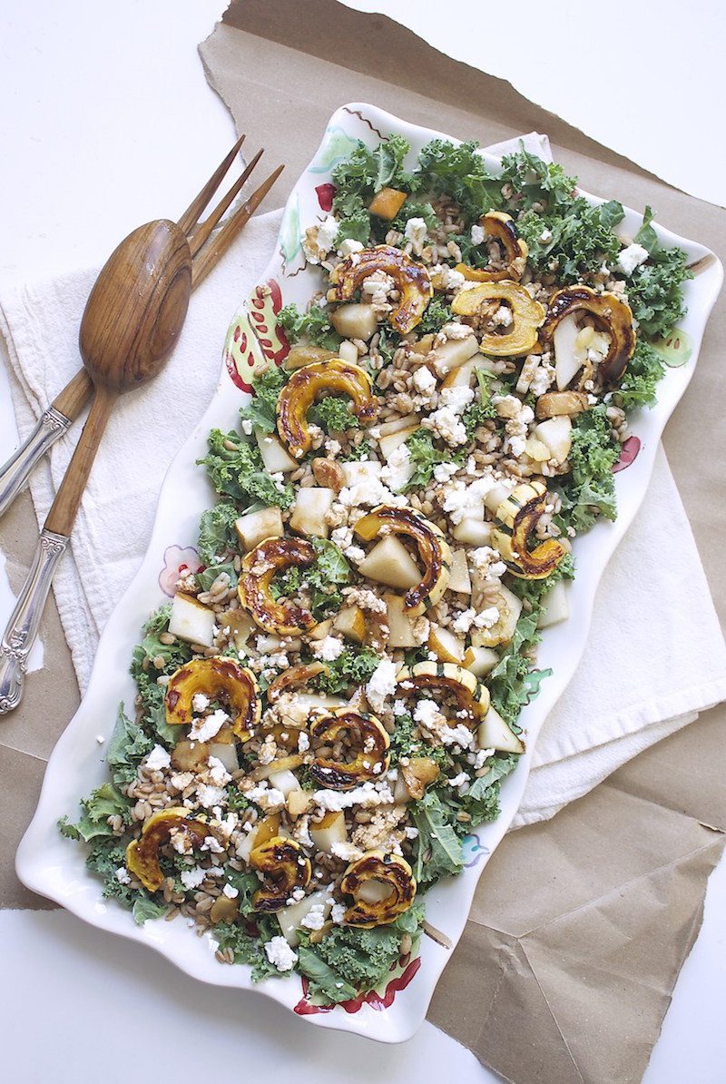 Fall-Salad-with-Delicata-Squash