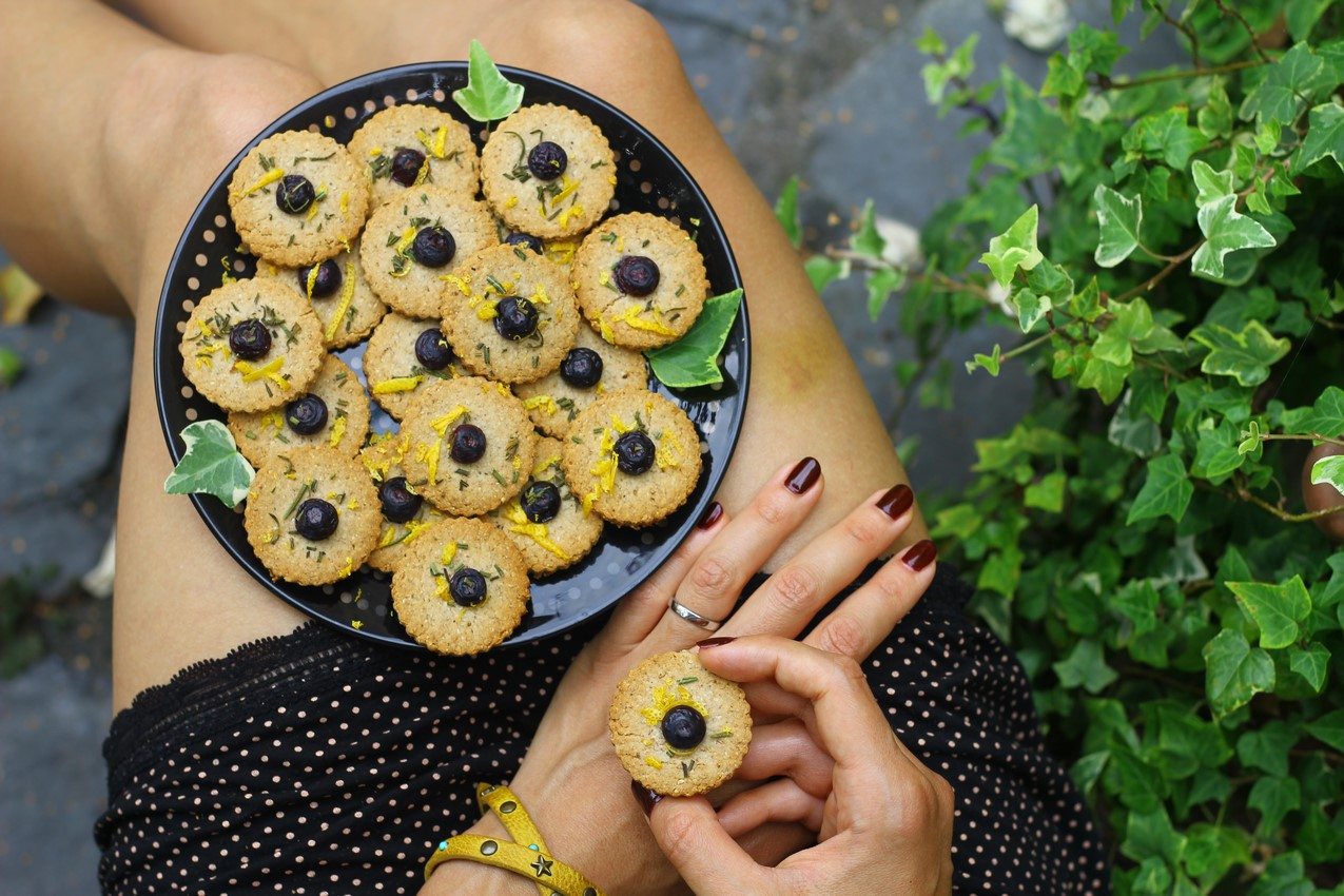 AIP Lemon Rosemary Cookies