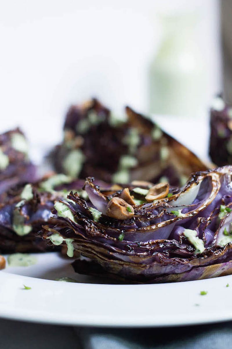 Roasted+Cabbage+with+Vegan+Green+Goddess+Dressing+(vegan,+dairy-free,+gluten-free,+grain-free,+paleo)+via+Food+by+Mars-3