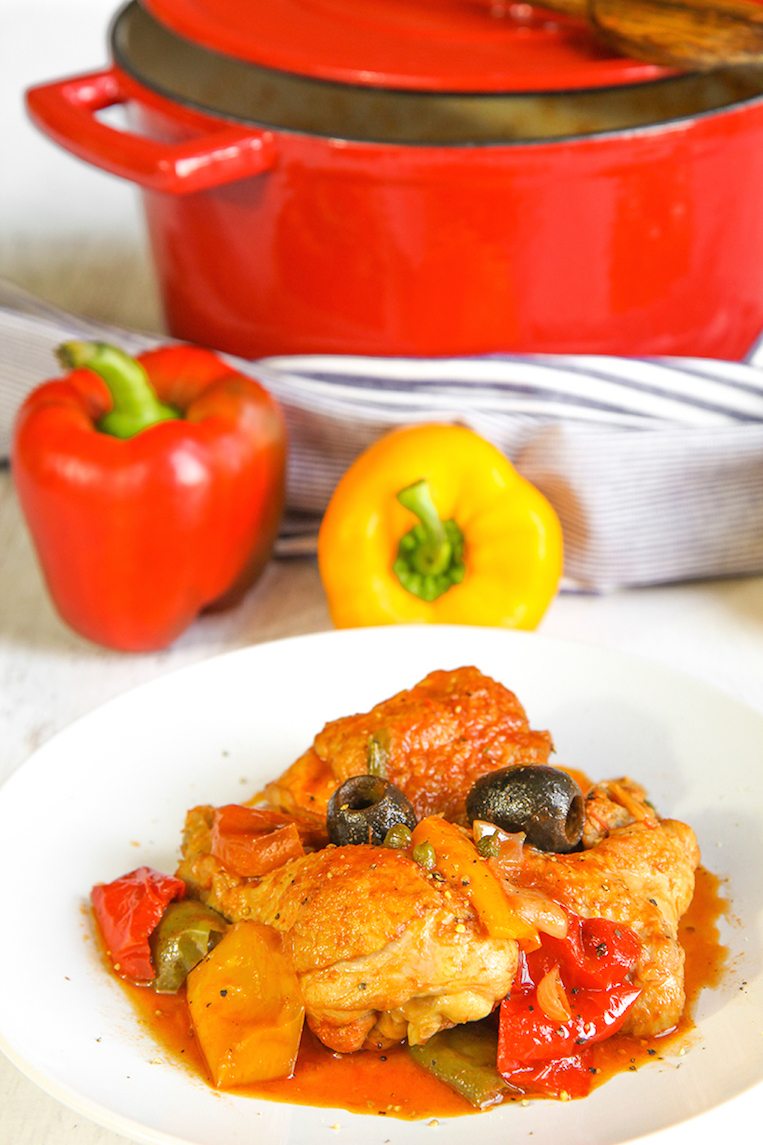 Italian Pepper and Chicken Stew