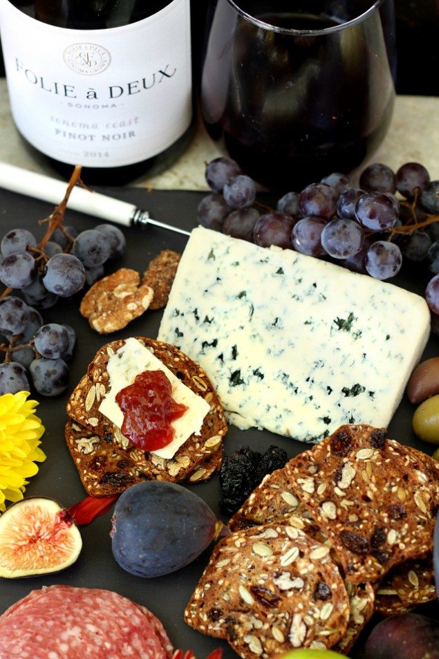 Ultimate Autumn Cheese Board with Chia Jam