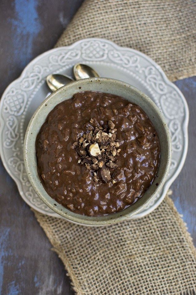 Italian Holiday Table: Spinach Artichoke Lasagna and Chocolate Risotto Dessert