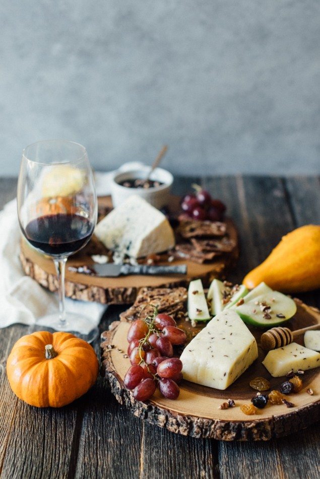 Easy Fall Cheese Board