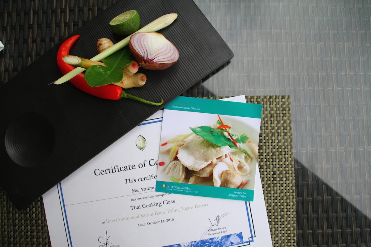 Allergy Free Tom Kha Gai from the Chefs at Intercontinental Ko Samui