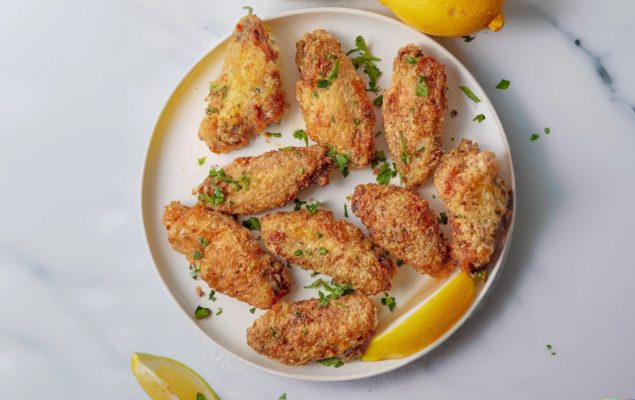 Baked Lemon Pepper Chicken Wings