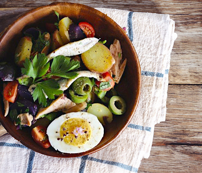 Spanish Seafood and Potato Salad Recipe