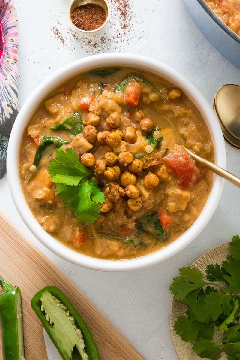 Spicy-Red-Lentil-Veggie-Stew-with-Chickpea-Croutons-4