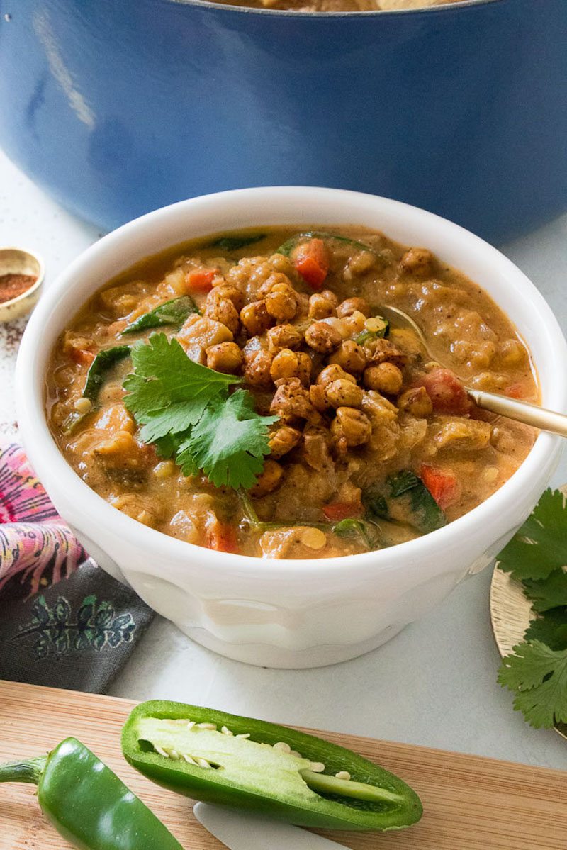 Spicy-Red-Lentil-Veggie-Stew-with-Chickpea-Croutons-5